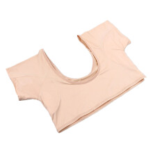 Underarm Sweat Pads for Women Washable Reusable Armpit Sweat Guards Breathable Beige Small
