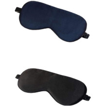 100% Mulberry Silk Sleep Mask 2 Pack, Adjustable Light Blocking Eye Mask for Travel and Sleeping