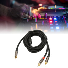 9.8ft Gold Plated RCA Y Cable for Mixer & Subwoofer, Corrosion Resistant