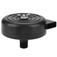 Silenziatore per compressore d'aria, filtro di aspirazione per compressore d'aria, silenziatore in plastica con filettatura maschio e riduzione del