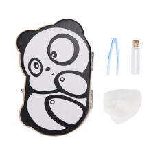 Fa fogtündérdoboz kreatív fa babafogtartó doboz aranyos rajzfilm dizájnnal biztonságos és nem mérgező tárolási megoldás baba tejfogaihoz,