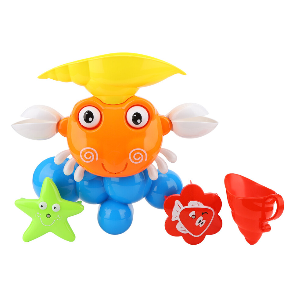 Waterfall Station Bath Toy For Toddlers With Rotary Gear And Rotating Propeller Promotes Intelligence Development Non Toxic Materials Excellent