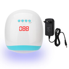 Lâmpada UV LED profissional para unhas, alta potência, secagem rápida, sensor inteligente, configurações de temporizador ajustáveis, visor LCD,