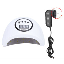 Fast Curing UV LED Nail Lamp With Automatic Sensor LCD Display Timer Settings Professional Nail Dryer Heat Dissipation Design Lightweight Portable