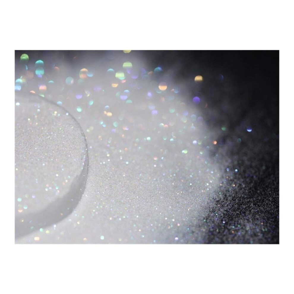Nail Art Glitter Holographic Extra Fine 0.1mm PET Powder for DIY Colorful Nails and Crafts 50g