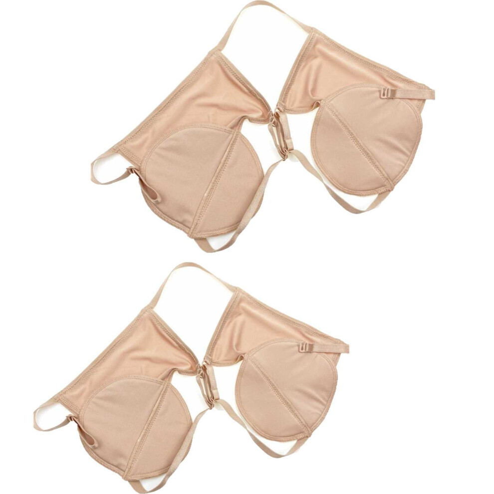 Reusable Underarm Sweat Pads with Adjustable Strap, Breathable Milk Silk Armpit Sweat Guard for Sports