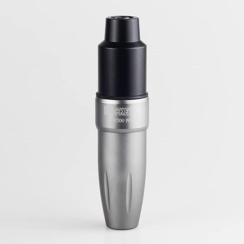 Light/Silver Tattoo Pen Machine With Led Speed 10000Rpm Coreless Motor For Lining And Shading,