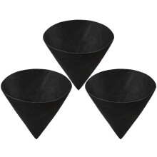 12 Inch Felt Cone Planter Basket Liners with Breathable Drainage for Outdoor Hanging Plants