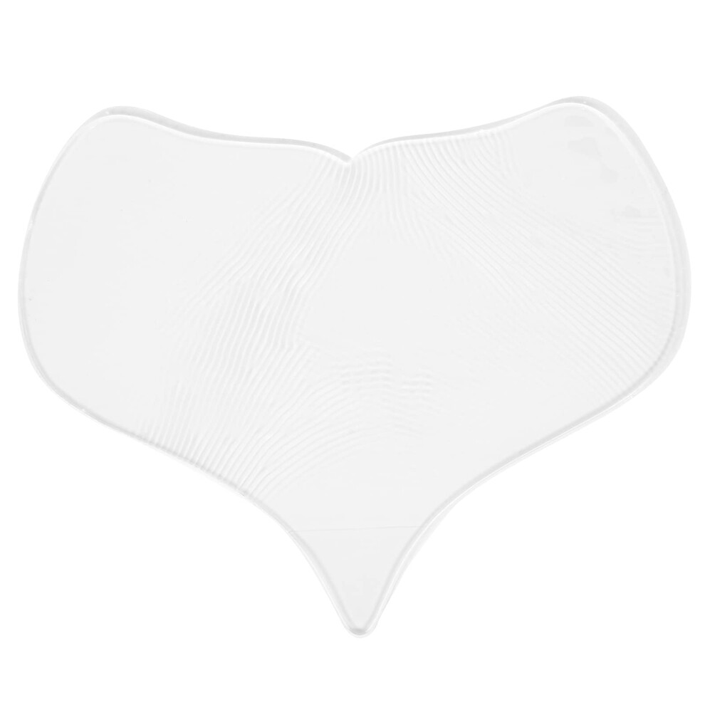Chest Wrinkle Pads Reusable Silicone Gel HeartShaped Anti Wrinkle for Decollete Overnight