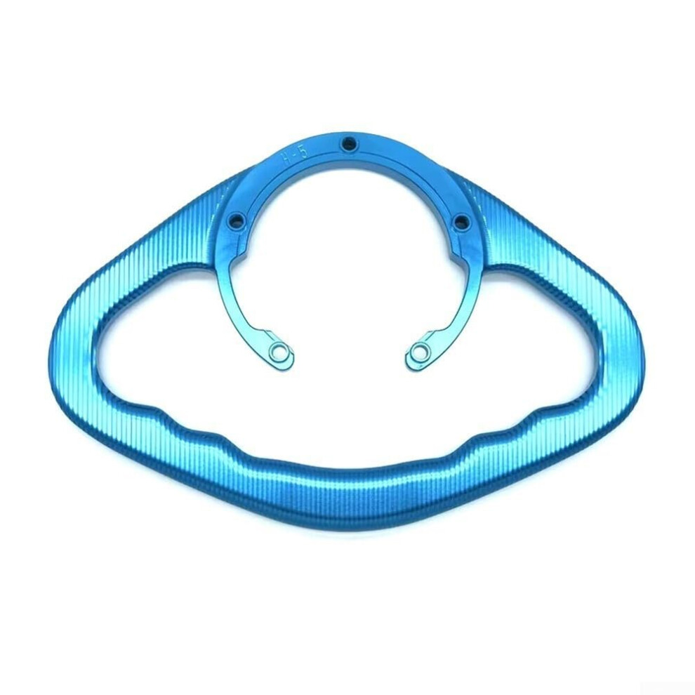 Cnc Aluminium Alloy Handgrip Handle Compatible With 700 Motorcycle Passenger Fuel Tank Grab Bar Blue 9174973594512