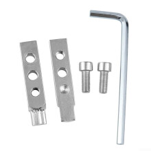 6Piece Pipe Threader Set with Angle Valve Extractor for 1/2, 3/4, 1 Inch Plumbing Pipes, Alloy Construction