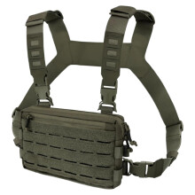 Men's Chest Bag Waterproof Hunting Harness with Adjustable Straps for Hiking Camping Cycling Green