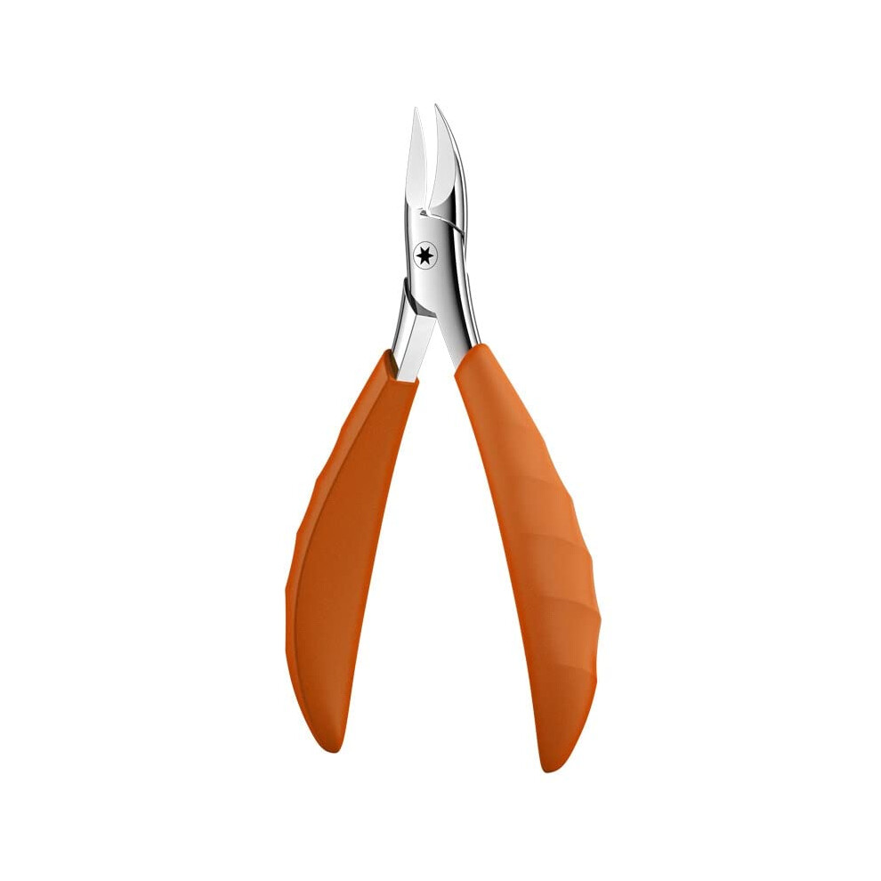 Orange Professional Stainless Steel Toenail Clippers And Ingrown Nipper Cutter With Bright Design