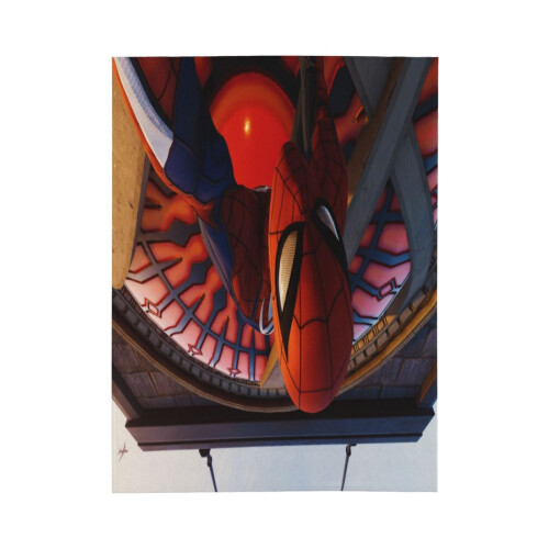 Blaincéad Lomra Spider-Man - Blaincéad Caithimh Thar a Bhog, Gnéithe Leapa do Pháistí - Thar a Bhog 60"X50" 1