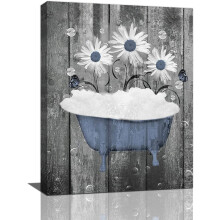 Aaroca citari Farmhouse Baie Artă de perete cu măgar Poster amuzant cu măgar pentru perete Rustic Canvas Print Artwork Canvas Postere