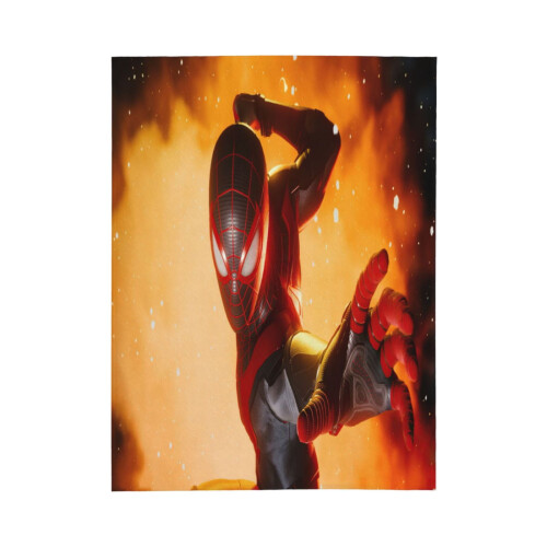Blaincéad Lomra Spider-Man - Blaincéad Caithimh Thar a Bhog, Gnéithe Leapa do Pháistí - Thar a Bhog 60"X50" 1