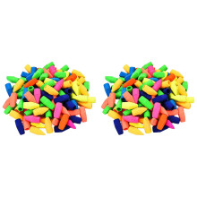 Conjunto de 4 Borrachas para Lápis Multicoloridas, Borrachas para Lápis, Materiais de Correção, Tampas de Borracha para Lápis, Artigos de