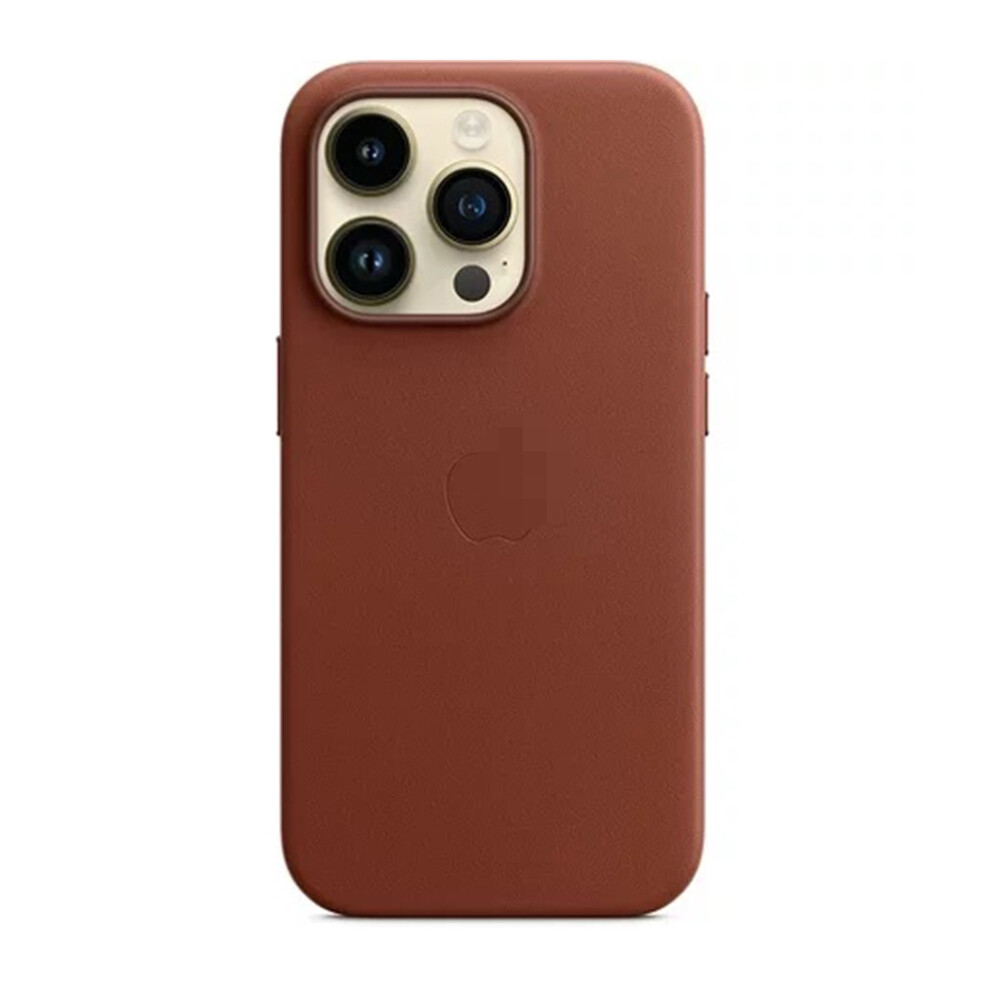 Compatible With Iphone 14 Pro Leather Case With Magsafe Fast Wireless Charging 6.1"In-Umber 9164030466586
