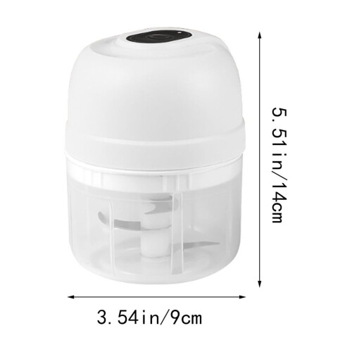 Ηλεκτρικός μύλος σκόρδου Zeceouar 250ml, ασύρματος επεξεργαστής τροφίμων για σκόρδο, 2