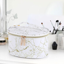 Borse Jacenvly da donna, alla moda, in offerta, portatili, scatola portaoggetti portatile per articoli da toilette, borsa porta cosmetici di grande