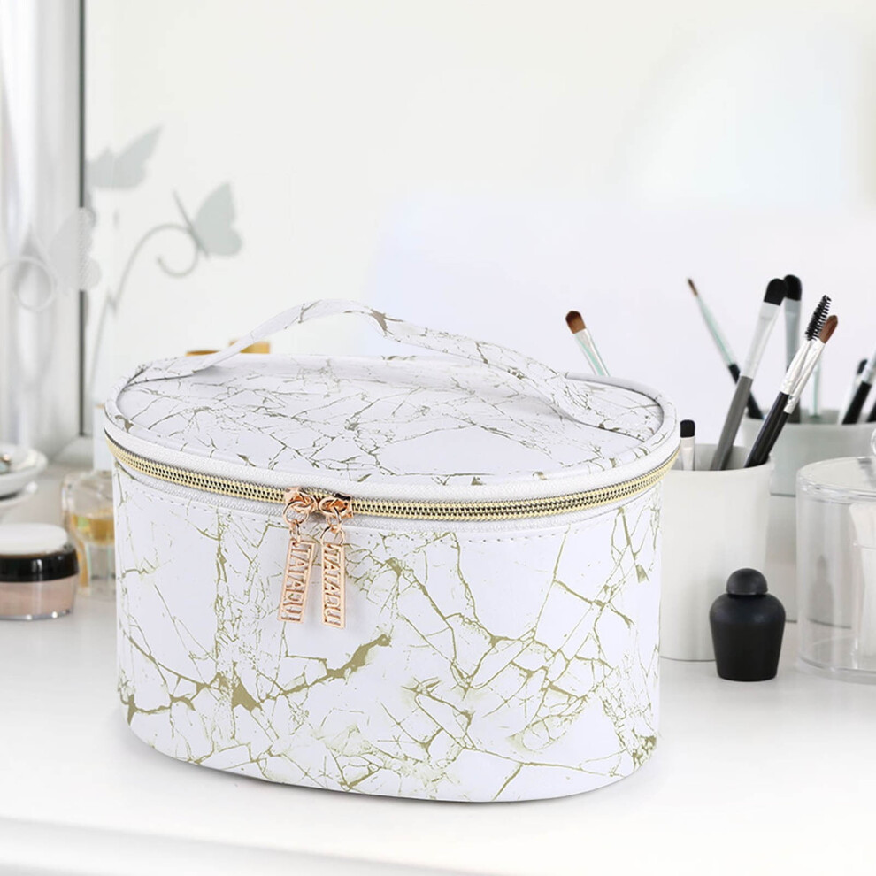 Jacenvly Bags for Women Trendy Clearance Portable Portable Toiletries Storage Box Large Capacity Cosmetic Storage Bag