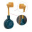 Rotatable Shower Wall Mount No-Punching Shower Rack 2