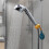 Rotatable Shower Wall Mount No-Punching Shower Rack 8
