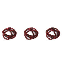 3 chaînes de prière en bois, 108 pièces, bracelet bouddhiste Bouddha, violet/rouge.