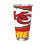 Θερμός από ανοξείδωτο ατσάλι KC Chiefs με θέμα την ομάδα ποδοσφαίρου 20oz με καπάκι και 1