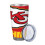Θερμός από ανοξείδωτο ατσάλι KC Chiefs με θέμα την ομάδα ποδοσφαίρου 20oz με καπάκι και 2