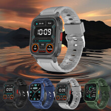 Jacenvly klokker for menn utendørs multifunksjonell sport og trening Bluetooth-samtale intelligent påminnelse magnetisk lading smartklokke