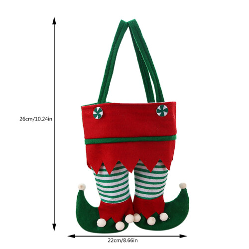 Non-woven julfoderväska Barnpresentväska Julgodisväska 2