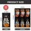 Sm: )e Black Cat Ghost Jack - O- Lantern Halloween Paper Topkins100PCS 7