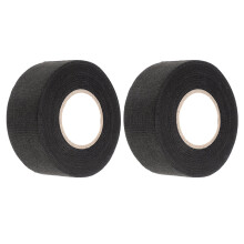 Páska na kabelové svazky zpomalující hoření, černá, Boobtape2Rolls, vysoce teplotně odolná, základní tkanina, navinutá na vlákna,