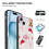Καλά Χριστούγεννα συμβατή με Iphone15 Θήκη τηλεφώνου, ανθεκτική σε κραδασμούς θήκη 4