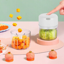 Broyeur électrique portable Bocqde, mini robot culinaire sans fil, presse-légumes avec chargement USB, résistant à la pluie, presse-ail pour