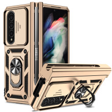 Συμβατό με το Samsung Galaxy Z Fold4Case, προστασία μεντεσέδων, θήκη για στυλό και δαχτυλίδι,
