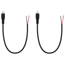 (2 kusy) Adaptér pro reproduktorový kabel RCA (samice) na holý drát s otevřeným koncem audio/video RCA kabelu