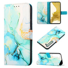 Schutzhülle für Samsung Galaxy S23+5G aus PU-Leder mit integriertem Ständer und Brieftaschenmuster in Marmoroptik