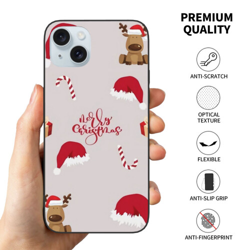 Καλά Χριστούγεννα συμβατή με Iphone15 Θήκη τηλεφώνου, ανθεκτική σε κραδασμούς θήκη 2