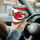Θερμός από ανοξείδωτο ατσάλι KC Chiefs με θέμα την ομάδα ποδοσφαίρου 20oz με καπάκι και 5