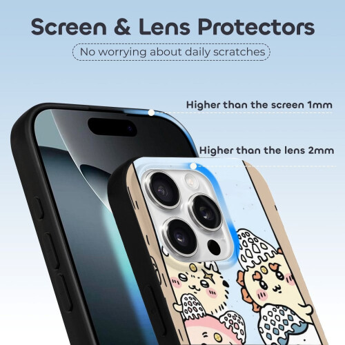 Θήκη Chiikawa TPU για iPhone16Pro – Εξαιρετικά λεπτή, ανθεκτική σε κραδασμούς, 2