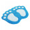 Χαλιά και Πατάκια Μπάνιου Prettyyui, Πολυτελή Shaggy Ντους Footprints, Εξαιρετικά Χοντρό 2