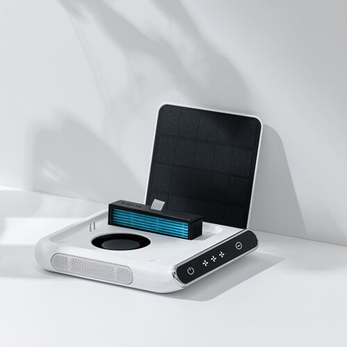Tragbarer USB-Mini-Lufterfrischer mit echtem PM2.5-Luftfilter für Auto, kleines Zimmer oder Büro 2