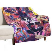 Deka IntoTheSpider-Verse Queen, měkká a lehká plyšová flanelová deka, útulná pro dívky i chlapce, dekorace do postele nebo na gauč, pro