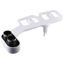 Portable Non-Electric Flusher Self-Cleaning Dual Nozzle Attachment with Temperature and Pressure Control(UK Standard)