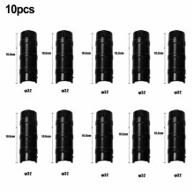 GYZEE 10-Pack Greenhouse Frame Tubing And Membrane Clamp Connector Kit 22Mm 25Mm 32Mm