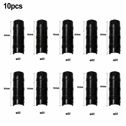 GYZEE10-Pack Κιτ σύνδεσης σωλήνων πλαισίου θερμοκηπίου και σφιγκτήρα μεμβράνης 22Mm25Mm32Mm
