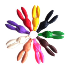 30 stuks ballonnen met konijnenoortjes, creatieve decoratieballonnen voor baby's, peuters en kleuters (gemengde kleuren, 30 cm)