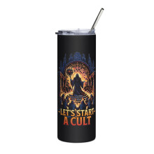 Ördögi Horror Rituálé Vékony, Slim Tumbler, Alapítsunk Egy Kultuszt